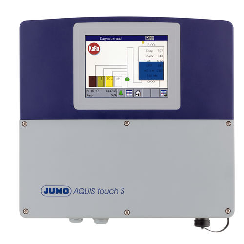 Strumento di misura per liquidi - AQUIS touch S - JUMO GmbH & Co. KG - temperatura / pH / redox