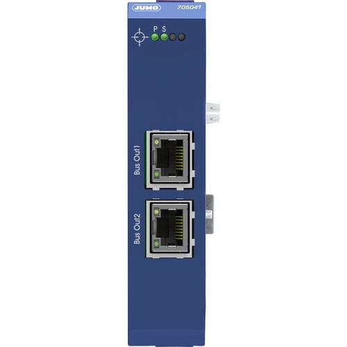 Router centralizzato - 705041 - JUMO GmbH & Co. KG - per rete / RJ45 / su guida DIN
