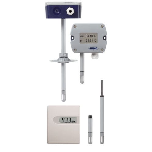 Apparecchio di misura per HVAC - 907021 series - JUMO GmbH & Co. KG - temperatura / di concentrazione di CO2 / umidità relativa