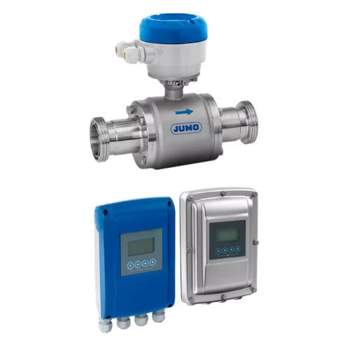 Misuratore di portata elettromagnetico - OPTIFLUX 6000 - JUMO GmbH & Co. KG - magnetoinduttivo / volumetrico / ad inserimento