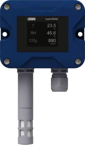 Sensore di temperatura e di umidità relativa - hydroTRANS S20 - JUMO GmbH & Co. KG - con montaggio a parete / RS-485 / USB