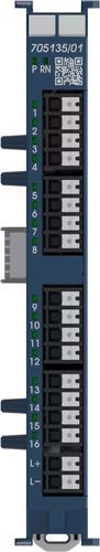 Modulo di ingresso digitale - JUMO I/O system digital input module - JUMO GmbH & Co. KG - 16 canali / per pannello di comando / su guide DIN