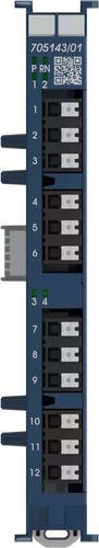 Modulo di uscita digitale - JUMO I/O system digital output module - JUMO GmbH & Co. KG - 4 uscite relè / su guide DIN / su guida DIN