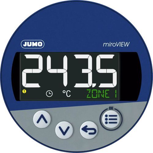 Pannello indicatore a di temperatura - miroVIEW - JUMO GmbH & Co. KG - digitale / display LCD / da montare su pannello