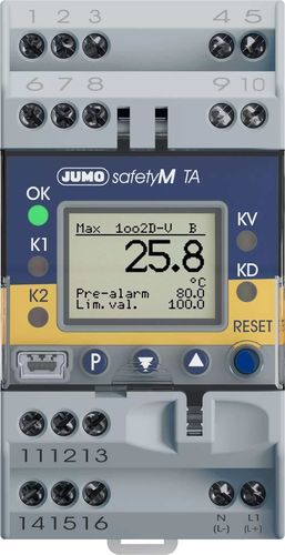 Monitor di sicurezza su guide DIN - JUMO safetyM TA - JUMO GmbH & Co. KG