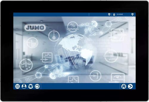 HMI con touch screen - variTRON 500 touch - JUMO GmbH & Co. KG - touch screen / con touch screen capacitativo / ad incastro