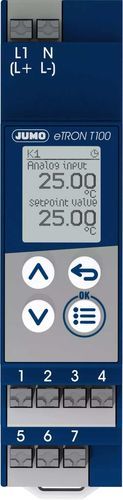 Controllore di temperatura elettronico - JUMO eTRON T100 - JUMO GmbH & Co. KG - con display LCD / monovia / PID