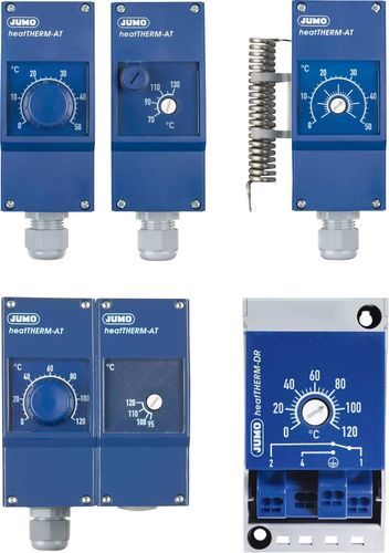 Termostato meccanico - heatTHERM-AT and DR - JUMO GmbH & Co. KG - SPDT / per montaggio in superficie / da parete