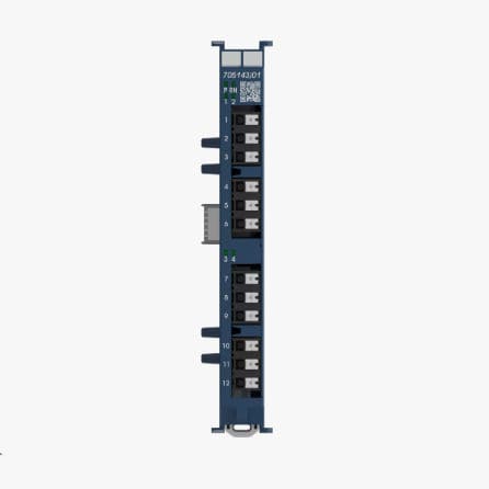 Modulo di uscita digitale - 705143 - JUMO GmbH & Co. KG - 4 uscite relè / su guide DIN / su guida DIN
