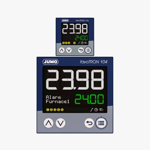 Controllore PID universale - favoTRON - JUMO GmbH & Co. KG - a 1 ingresso analogico / da montare su pannello / compatto