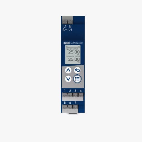 Controllore di temperatura elettronico - eTRON T100 - JUMO Group - con display LCD / monovia / PID