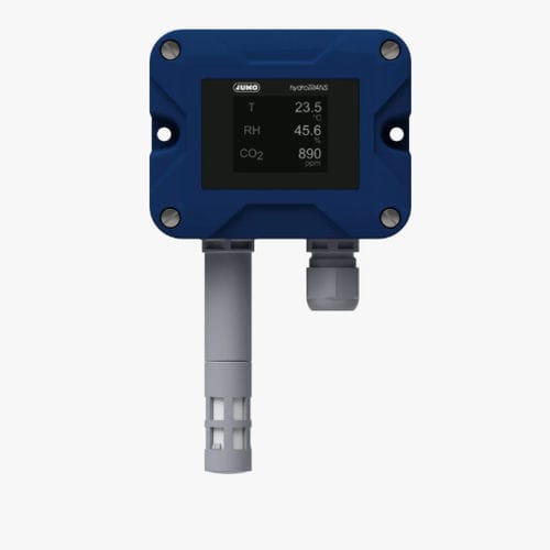 Sensore di temperatura e di umidità relativa - hydroTRANS S20 - JUMO GmbH & Co. KG - a parete / NDIR / 0-10 V