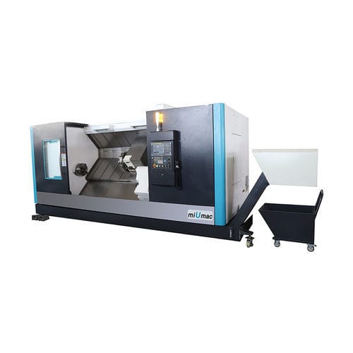 Centro di tornitura CNC - KDCL-35 - Zhejiang KAIDA Machine Tool CO., LTD. - con bancale inclinato / A2-11 / 12 utensili