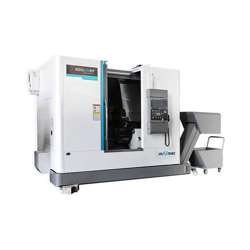 Centro di tornitura CNC - KDCL-28HY - Zhejiang KAIDA Machine Tool CO., LTD. - 3 assi / con bancale inclinato / A2-6