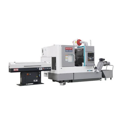 Centro di tornitura CNC - KDCK-25HY - Zhejiang KAIDA Machine Tool CO., LTD. - 3 assi / con bancale inclinato / 12 utensili