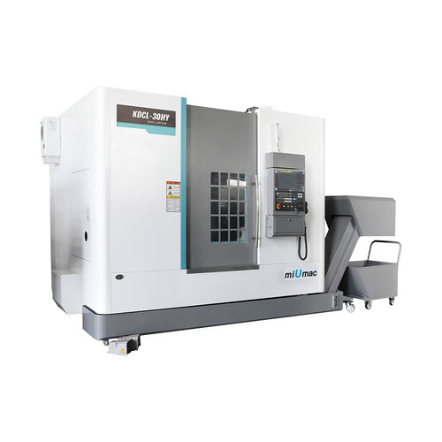 Centro di tornitura CNC - KDCL-30HY - Zhejiang KAIDA Machine Tool CO., LTD. - 3 assi / con bancale inclinato / A2-8