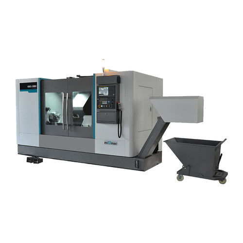 Centro di tornitura CNC - KDCL-50BH - Zhejiang KAIDA Machine Tool CO., LTD. - 2 assi / con bancale inclinato / 12 utensili