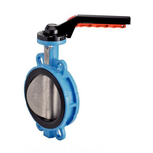 Valvola a farfalla - 58419 - BENE INOX - a leva / wafer / in EPDM