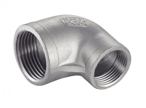 Raccordo idraulico - 5240 - BENE INOX - ad avvitamento / gomito a 90° / in acciaio inossidabile