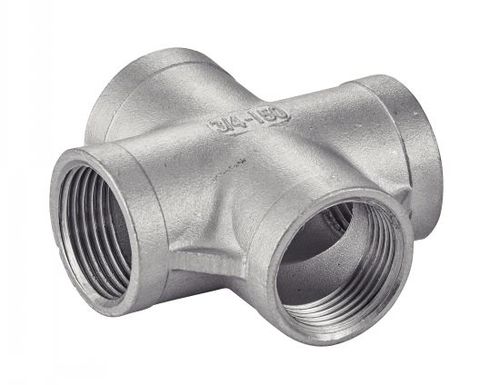Raccordo idraulico - 5249 - BENE INOX - ad avvitamento / a croce / ISO