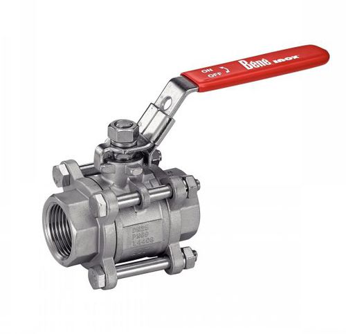 Valvola a sfera - 58163 - BENE INOX - a leva / femmina-femmina / 3 pezzi