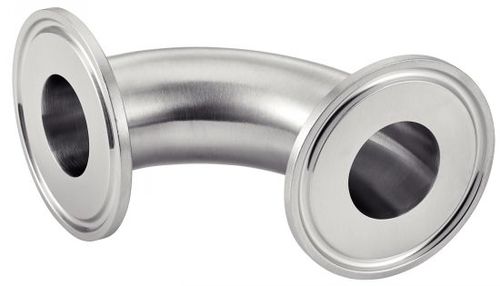 Raccordo idraulico - 63431 - BENE INOX - con flangia / gomito a 90° / in acciaio inossidabile