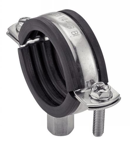 Collare di fissaggio per tubo in acciaio galvanizzato - 72114 - BENE INOX - in acciaio inossidabile