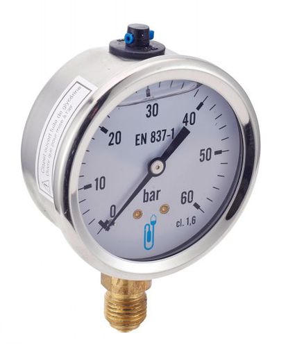 Manometro assoluto - 7311 - BENE INOX - con quadrante / filettato / in acciaio inossidabile