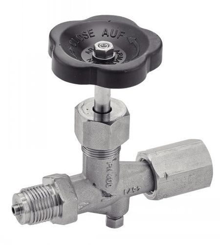 Valvola a spillo - 7388 - BENE INOX - manuale / di isolamento / maschio-femmina