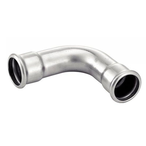 Raccordo idraulico - 41101 - BENE INOX - crimpabile / gomito a 90° / in acciaio inossidabile