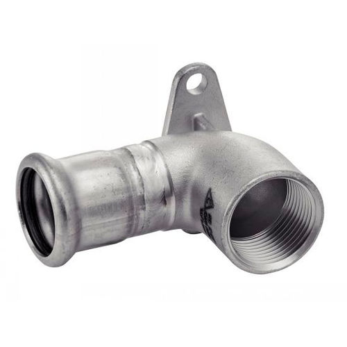 Raccordo idraulico - 41158 - BENE INOX - filettato / crimpabile / gomito a 90°