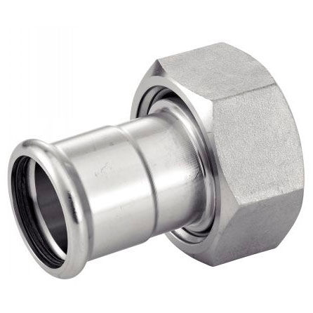 Raccordo idraulico - 41140 - BENE INOX - filettato / crimpabile / BSP