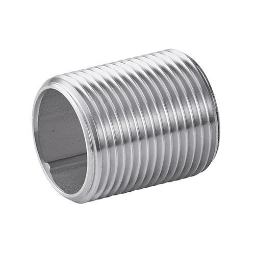 Nipplo in acciaio inossidabile - 5222 - BENE INOX - filettato / dritto