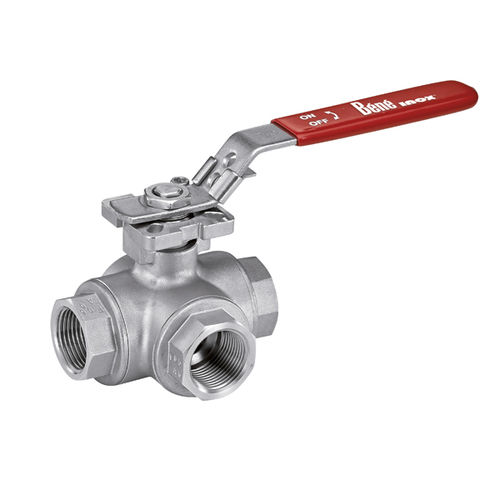 Valvola a sfera - 58213 - BENE INOX - a leva / filettata / a T