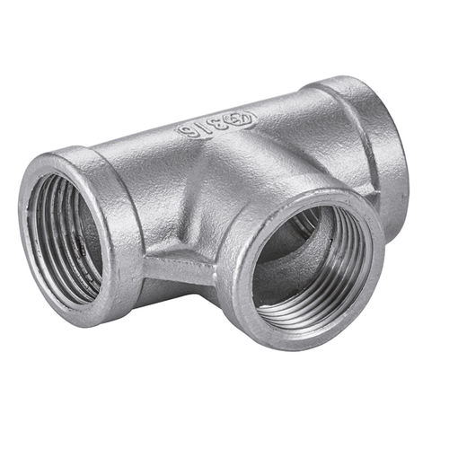 Raccordo idraulico - 5248 - BENE INOX - per gas / ad avvitamento / a T