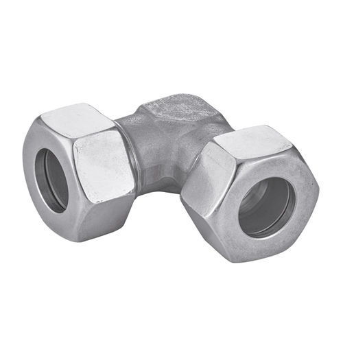 Raccordo idraulico - 5412 - BENE INOX - ad anello / gomito a 90° / DIN