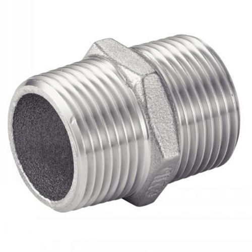 Nipplo in acciaio inossidabile - 5221 - BENE INOX - filettato / esagonale / conico
