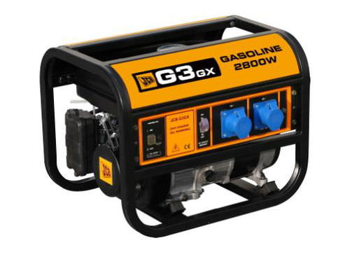 Gruppo elettrogeno a benzina - G3GX     - JCB Power Products Ltd - monofase / portatile / ad iniezione indiretta