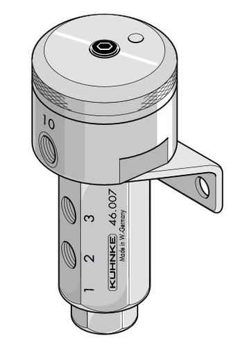 Valvola a otturatore - 46 series - Kendrion Kuhnke Automation GmbH - a comando pneumatico / per aria compressa / di commutazione