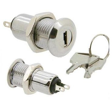 Interruttore a chiave - S1091 series - Camlock Systems - unipolare / on/off / in miniatura