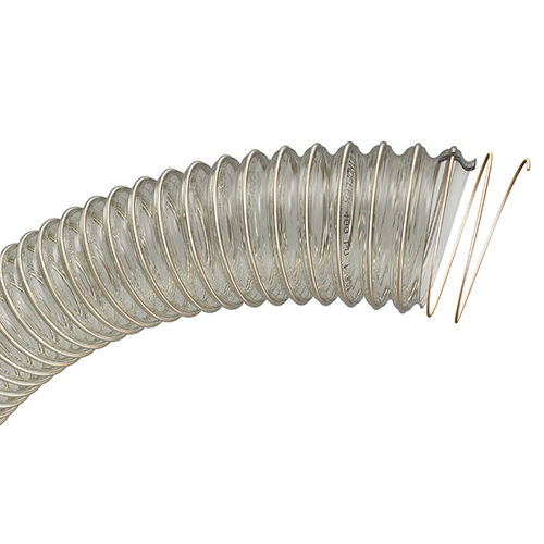 Condotto d'aerazione flessibile - WINDFLEX 400 PU - TRICOFLEX - in poliuretano / per sistema di ventilazione / per estrazione di fumi