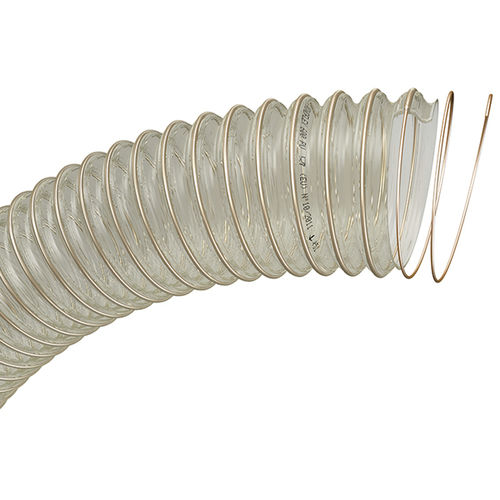 Condotto d'aerazione flessibile - WINDFLEX 600 PU AL - TRICOFLEX - in poliuretano / per sistema di ventilazione / per estrazione di fumi