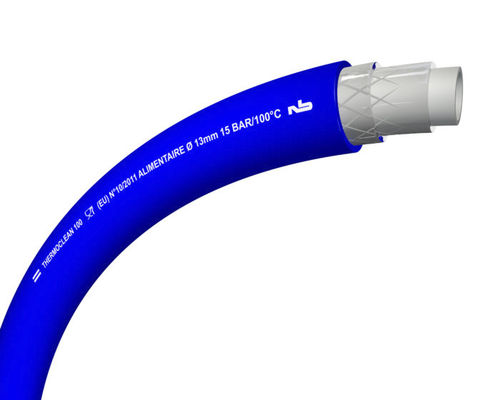 Tubo flessibile resistente ai microbi - THERMOCLEAN&reg; 100 - TRICOFLEX - per acqua / con rinforzo in poliestere / in PVC