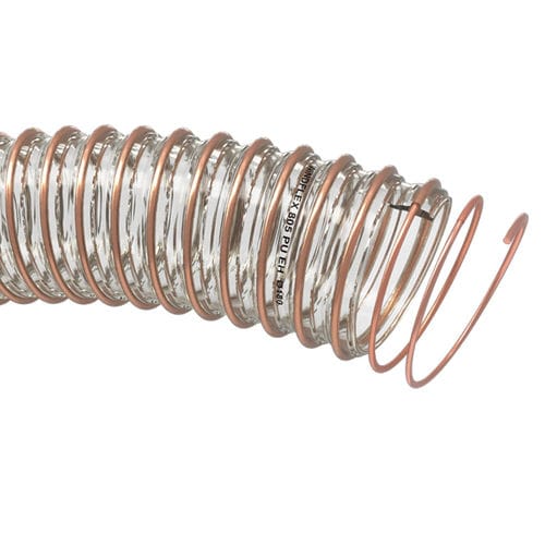 Condotto d'aerazione flessibile - WINDFLEX 805 EH - TRICOFLEX - in poliuretano / di estrazione / con spirale in acciaio galvanizzato