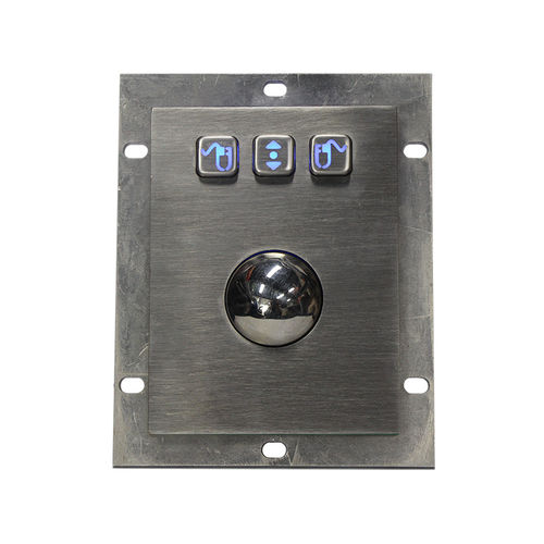 Tastiera numerica con mouse integrato a due tasti - B805 - Joiwo Explosion Proof Science and Technology - ad incastro / in acciaio inossidabile / IP65