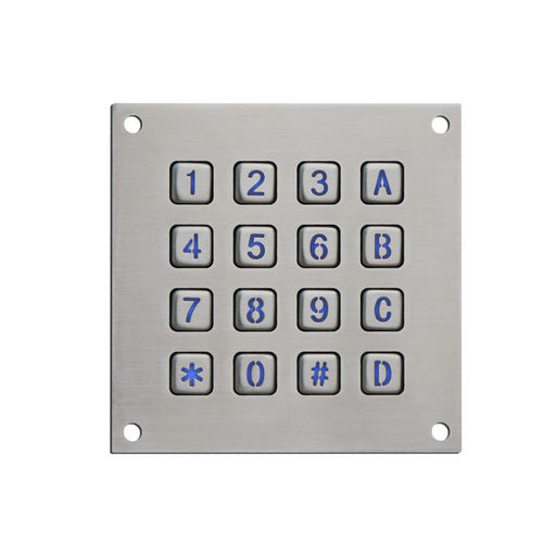Tastiera numerica 16 tasti - B860 - Joiwo Explosion Proof Science and Technology - a muro / in acciaio inossidabile / IP65
