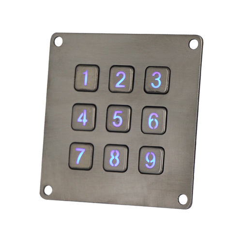 Tastiera numerica 9 tasti - B861 - Joiwo Explosion Proof Science and Technology - a muro / in metallo / IP65