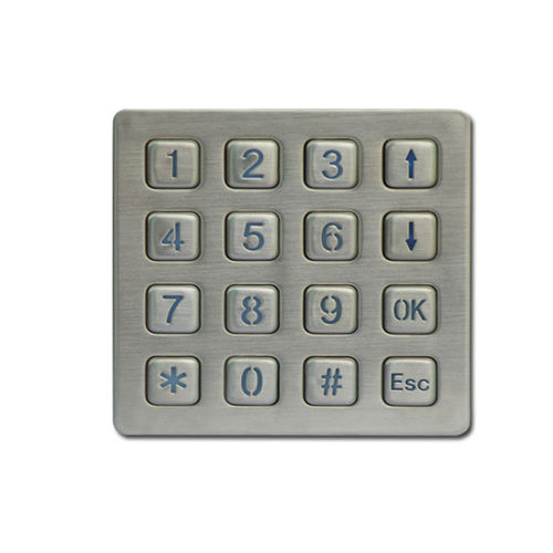 Tastiera numerica 16 tasti - B881 - Joiwo Explosion Proof Science and Technology - a muro / in acciaio inossidabile / IP65