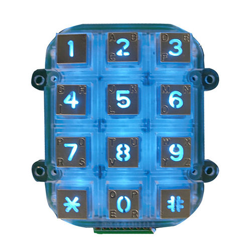 Tastiera numerica 12 tasti - B662 - Joiwo Explosion Proof Science and Technology - a muro / in zinco / IP54
