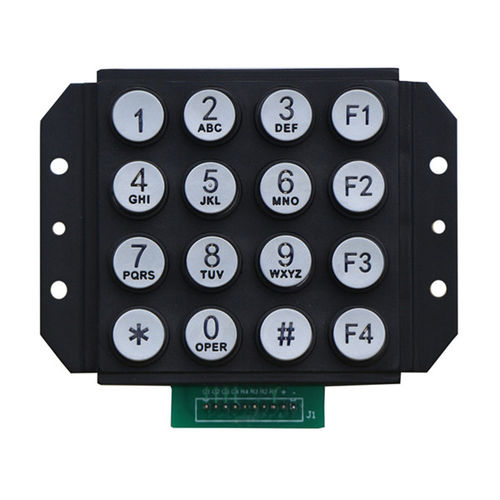 Tastiera numerica 16 tasti - B664 - Joiwo Explosion Proof Science and Technology - a muro / in zinco / IP65